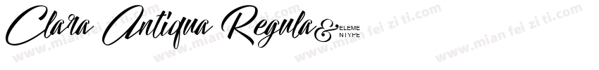 Clara Antiqua Regula字体转换
